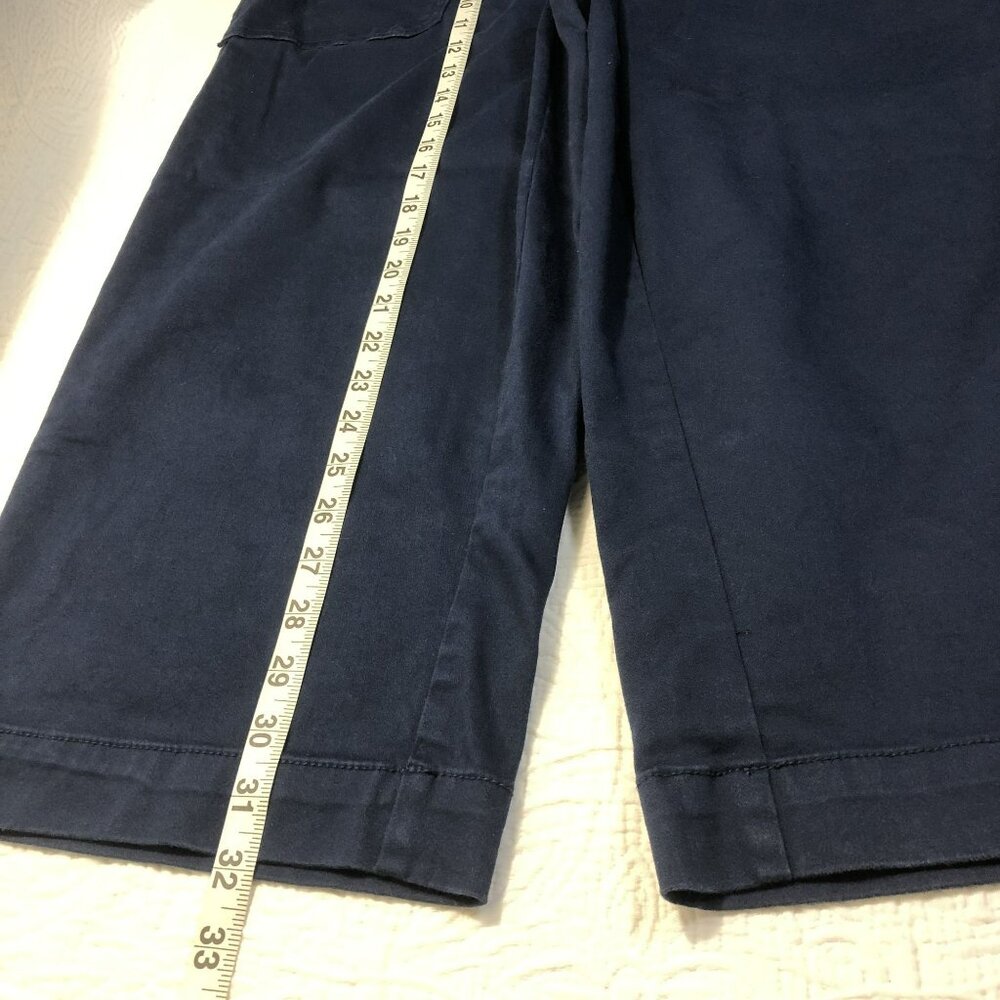 Khakis & Company Capri Pants Womens Navy Blue Size 8 Stretch - Picture 12 of 12